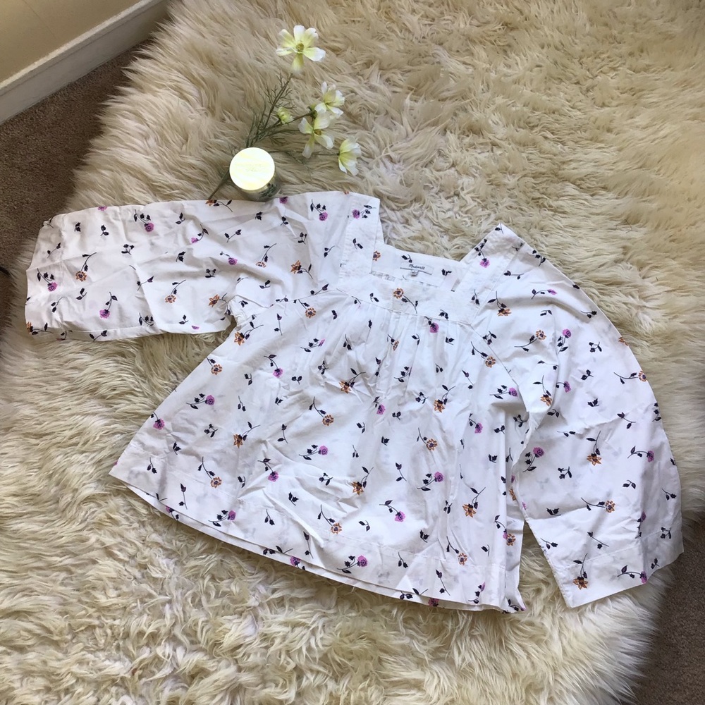 NWT Madewell Floral Blouse